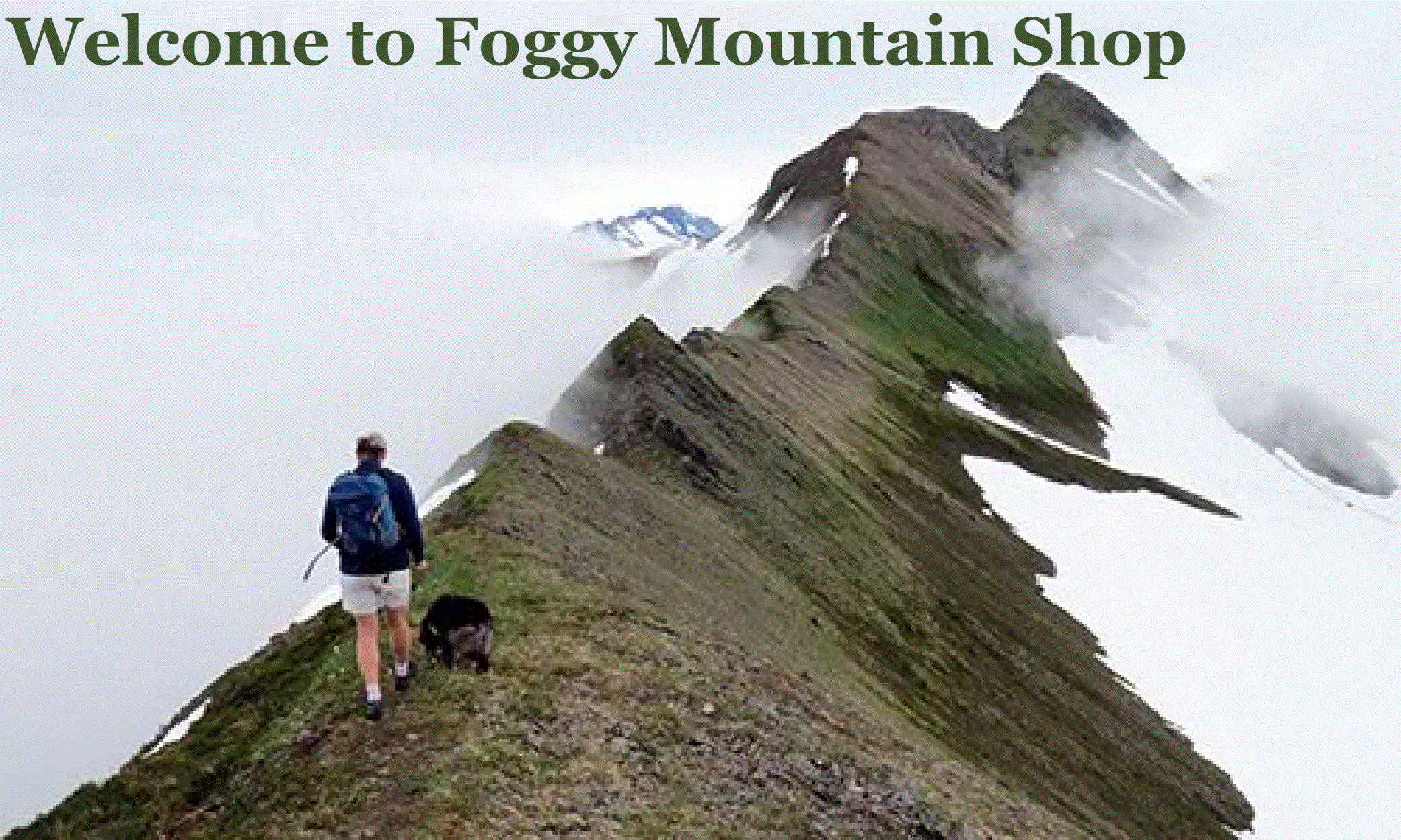 Inside Foggy Mountain Shop